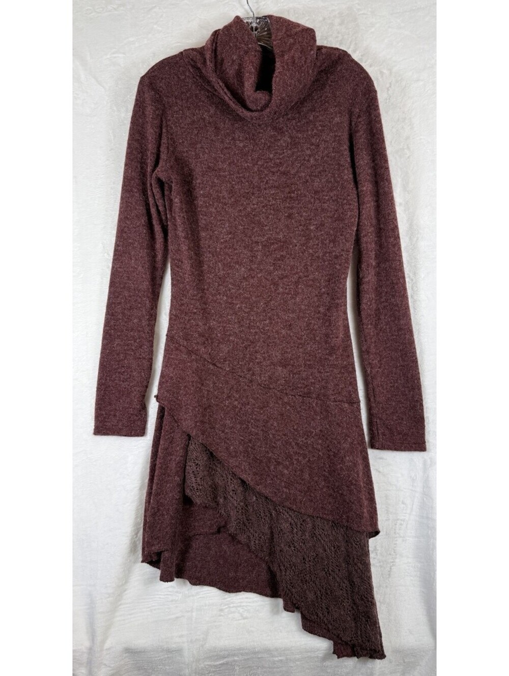 Mexicali Blues Sweater Dress Medium Long Sleeve Fit And Flare Boho Hippie Womens